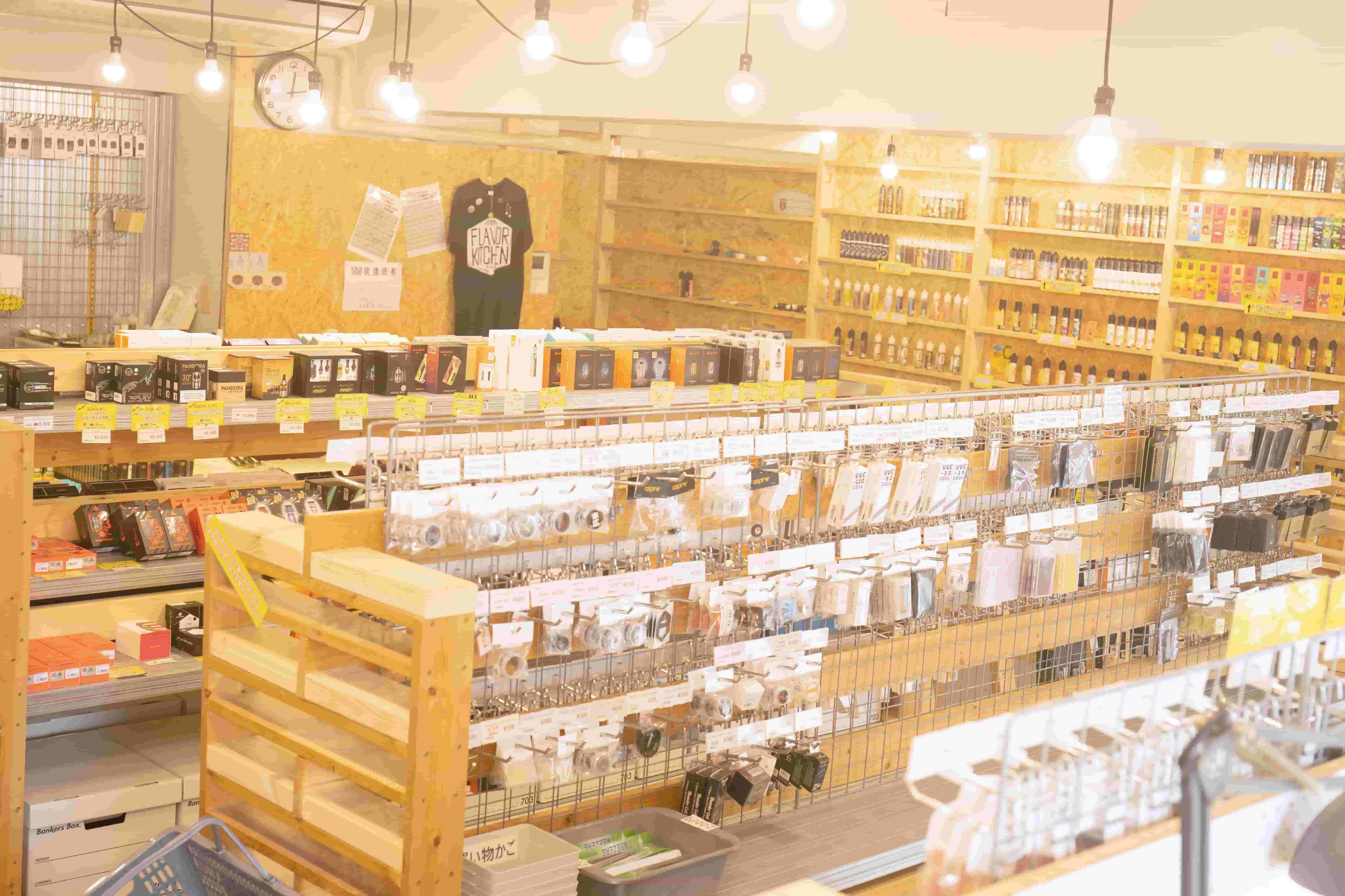 店内では数多くの商品を取り扱っています。